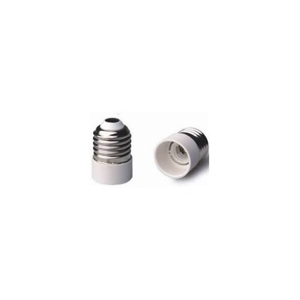 ADAPTADOR PORTALAMPARAS E-27 A E-14 ADAPTADOR PORTALAMPARAS E-27 A E-14