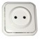 BASE ENCHUFE DE SUPERFICIE 16A BLANCO