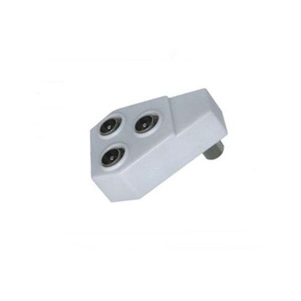 CONECTOR TV 1 HEMBRA 3 MACHOS CONECTOR TV 1 HEMBRA 3 MACHOS