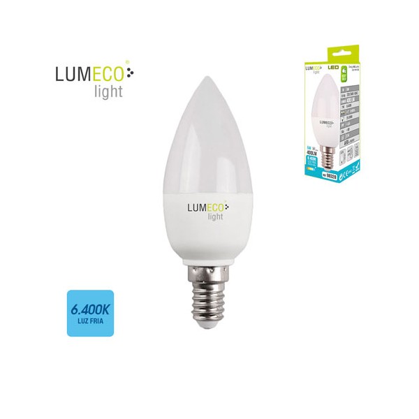 LÁMPARA VELA LED 5W 6400K E-14 LUMECO LÁMPARA VELA LED 5W 6400K E-14 LUMECO
